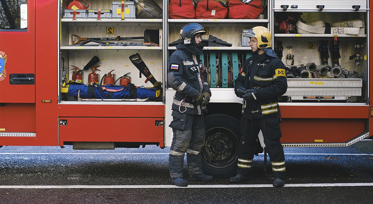 Where a firefighter works